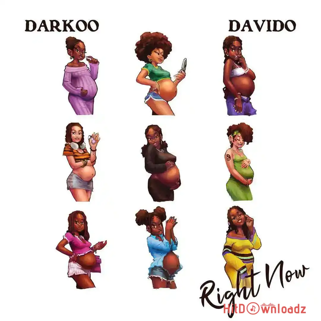 Darkoo – Right Now ft. Davido Cover Art