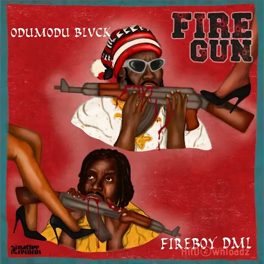 Odumodublvck – FireGun ft. Fireboy DML Cover Art