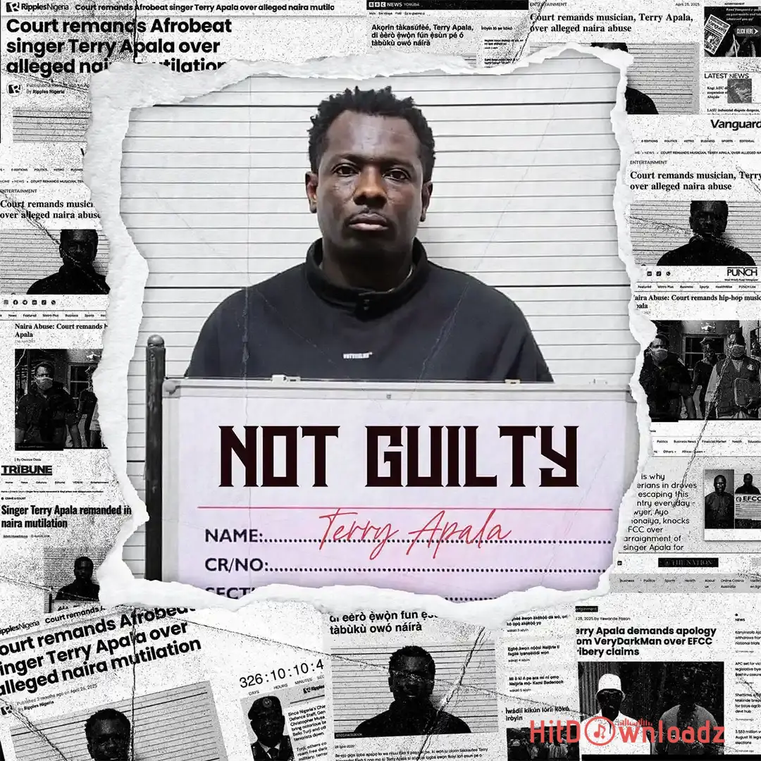 Terry Apala – NOT GUILTY EP Cover Art