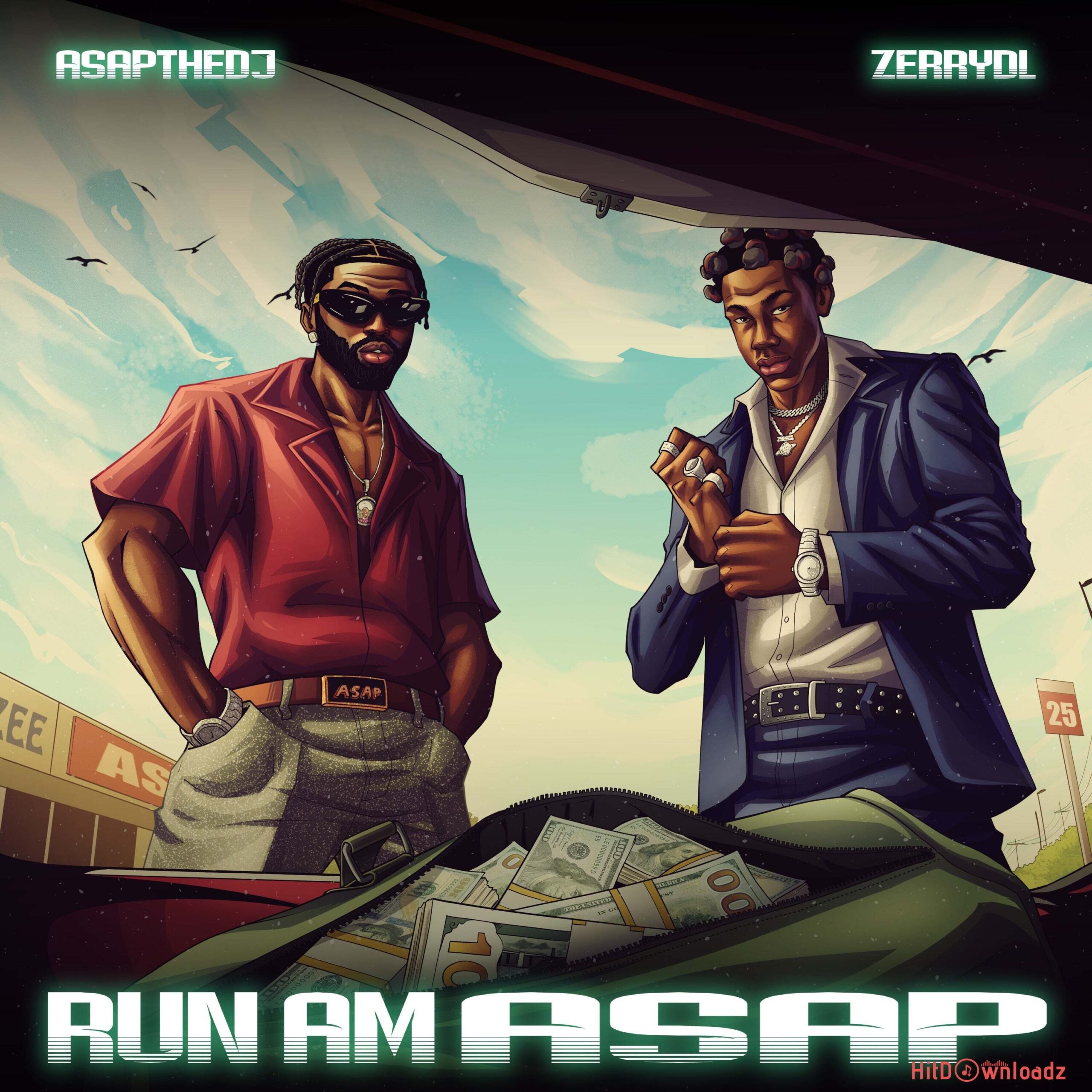 ASAPtheDJ – Run am ASAP ft. Zerrydl Cover Art