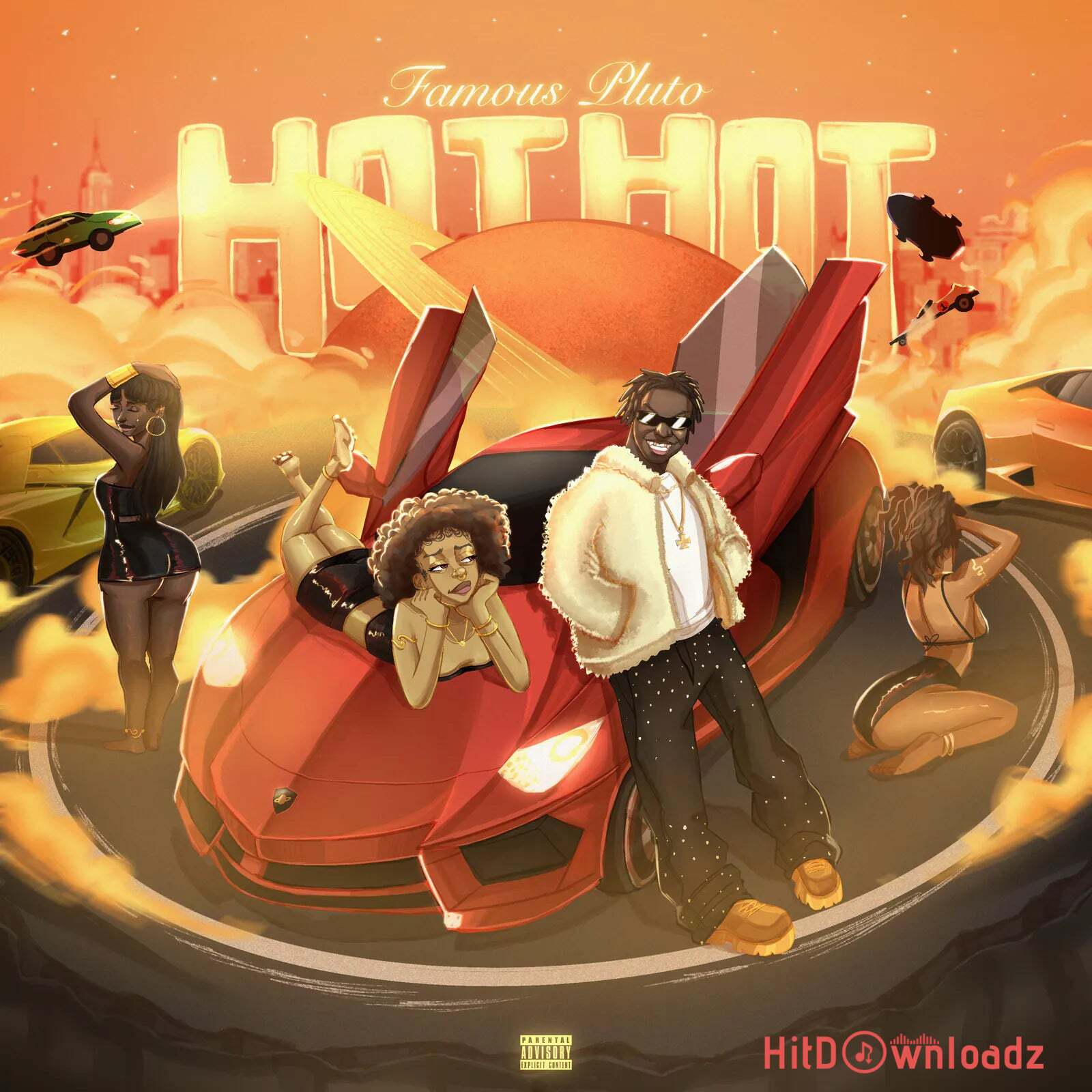 Famous Pluto – Hot Hot Cover Art