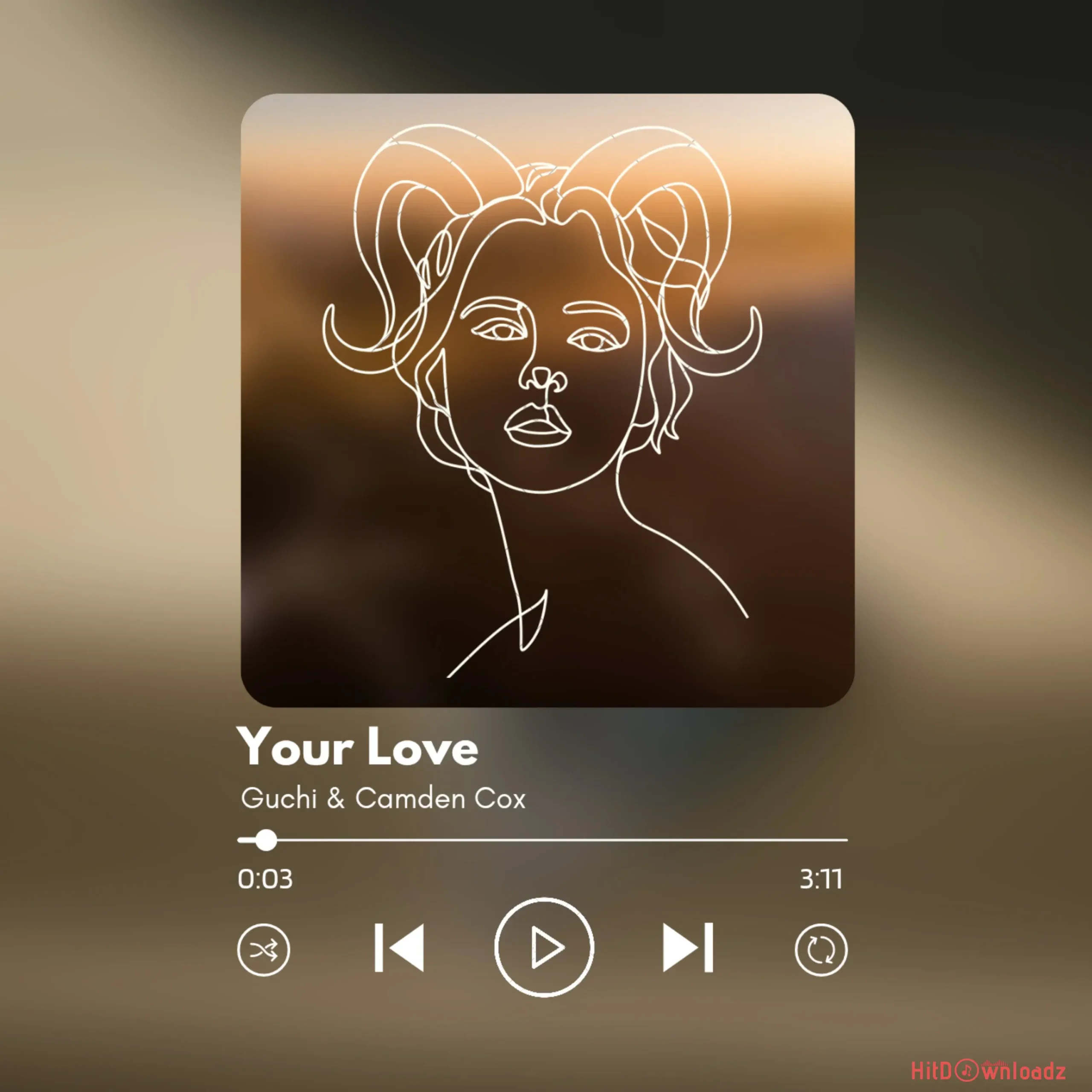 Guchi – Your Love ft. Camden Cox Cover Art