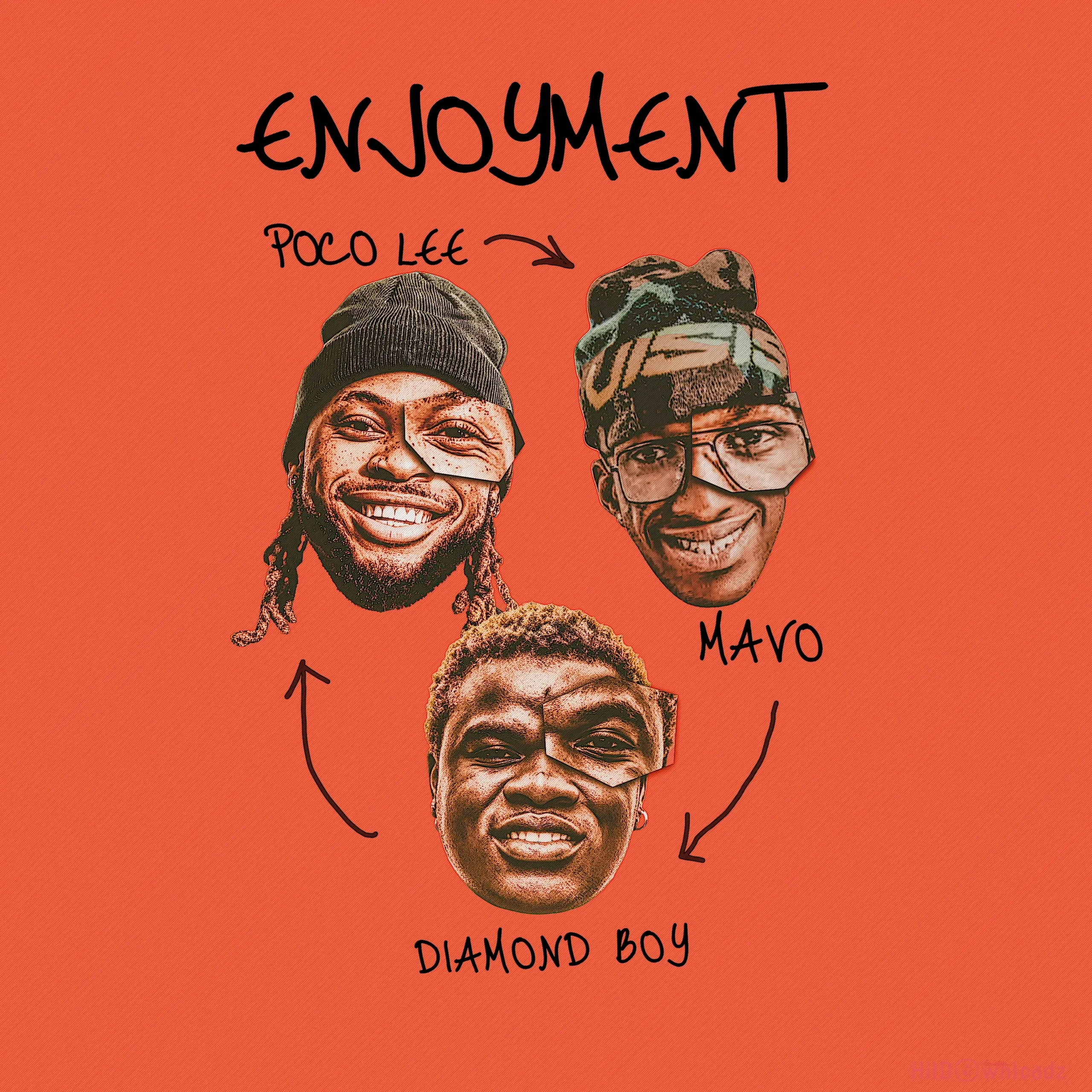 Poco Lee – ENJOYMENT ft. Mavo & Diamond Boy Cover Art